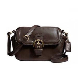 COACH F25150 Vintage Small Brown Campbell Camera Bag